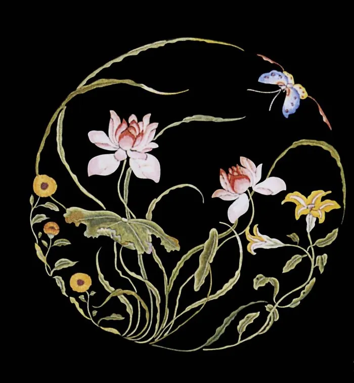 刺绣 绣花 茉莉花 桃花 梨花图片psd模版下载