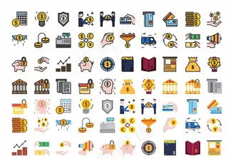 金融资金图标图片