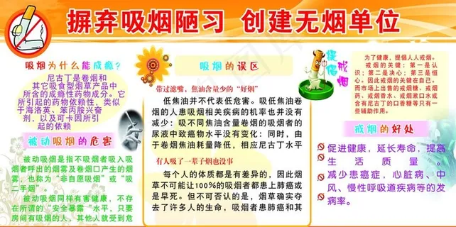 摒弃吸烟图片