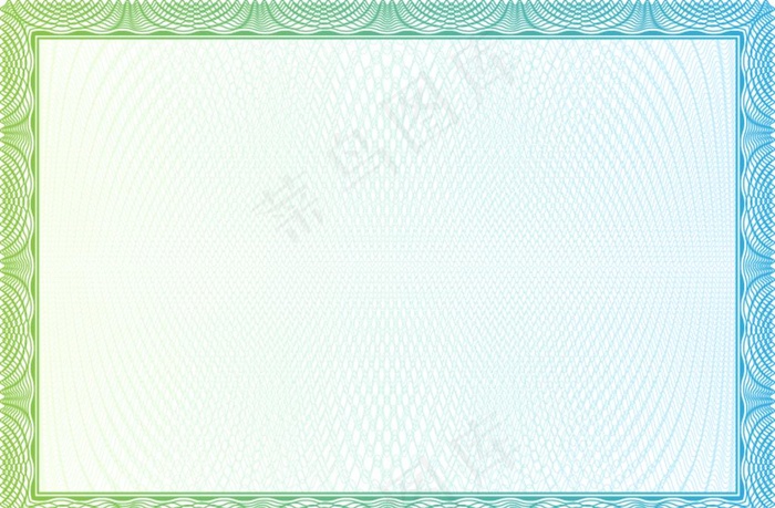 证书边框图案线条图片ai矢量模版下载