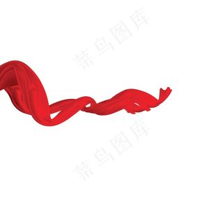 红色飘带图片