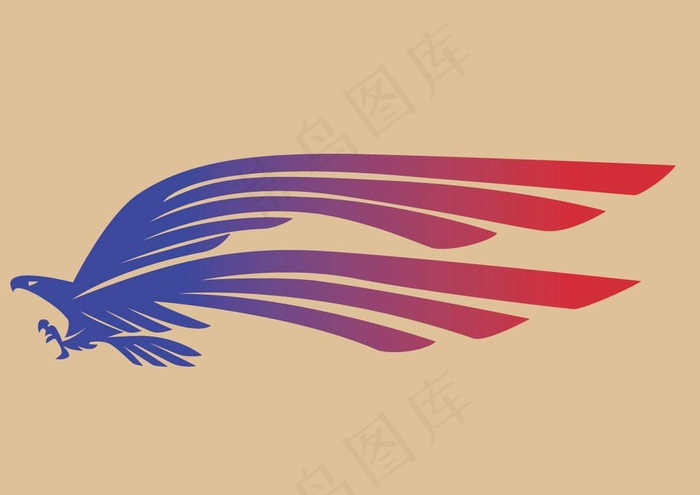 鹰矢量图片