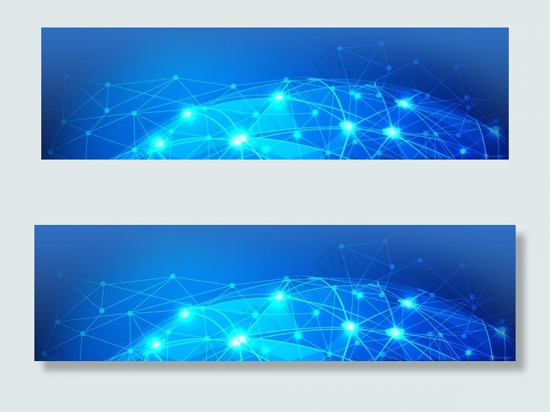 蓝色科技线条背景图片