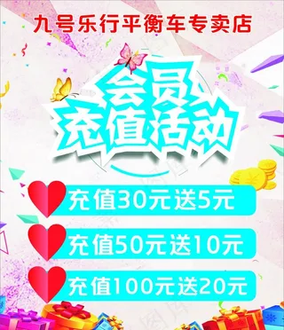 乐行充值海报图片