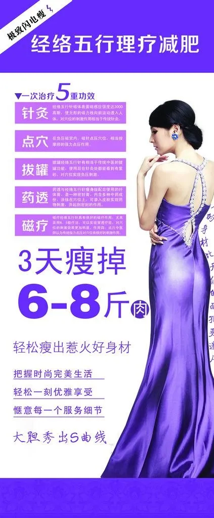 美容展架图片(2268X5102(DPI:72))psd模版下载