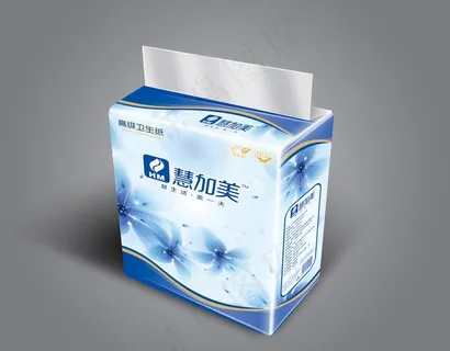 纸巾包装袋（展开图）图片