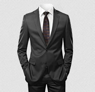 西装人物合成海报素材图片