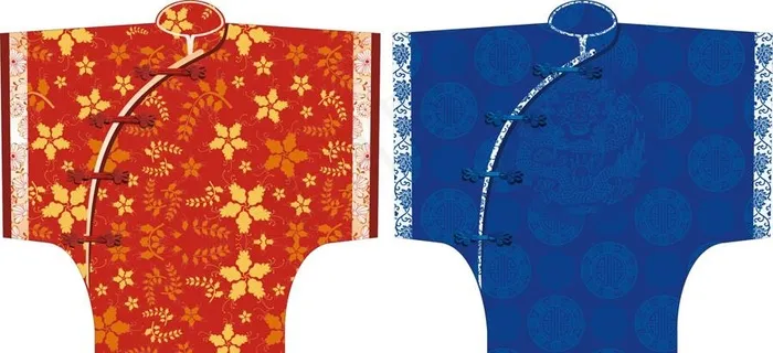 古代衣服图片cdr矢量模版下载
