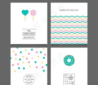 糖果店宣传册图片