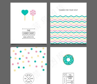 糖果店宣传册图片