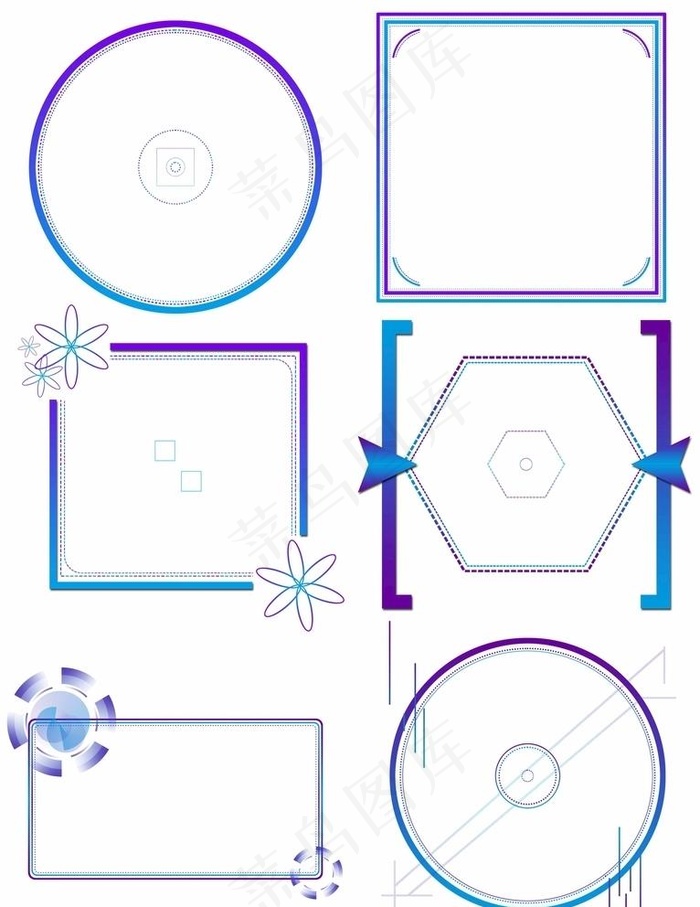 边框图片psd模版下载