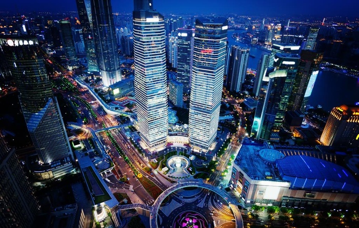城市夜景图片