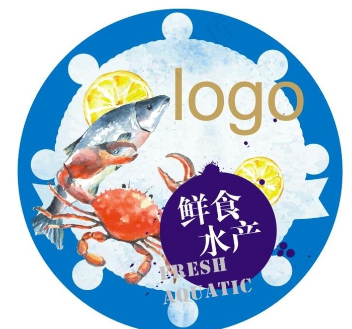 水产标签图片