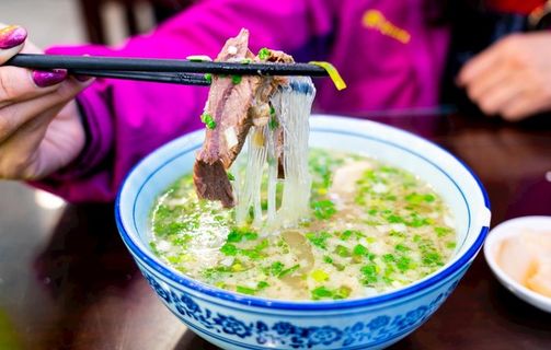 西安回民街老金家水盆羊肉图片