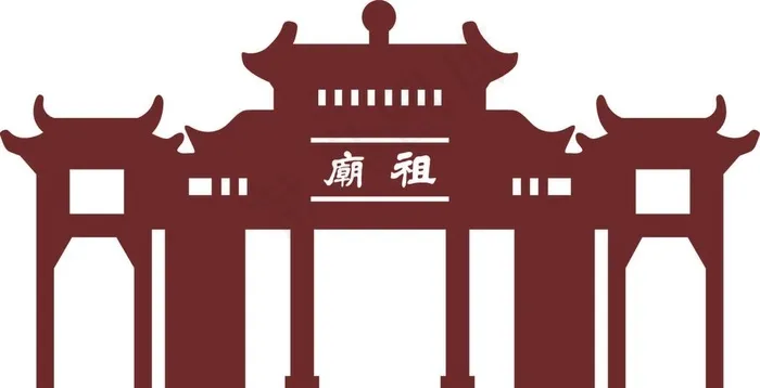 佛山剪影图片ai矢量模版下载