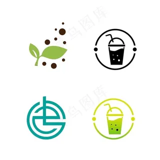 奶茶LOGO简约设计图片 奶茶LOGO简约设计图片