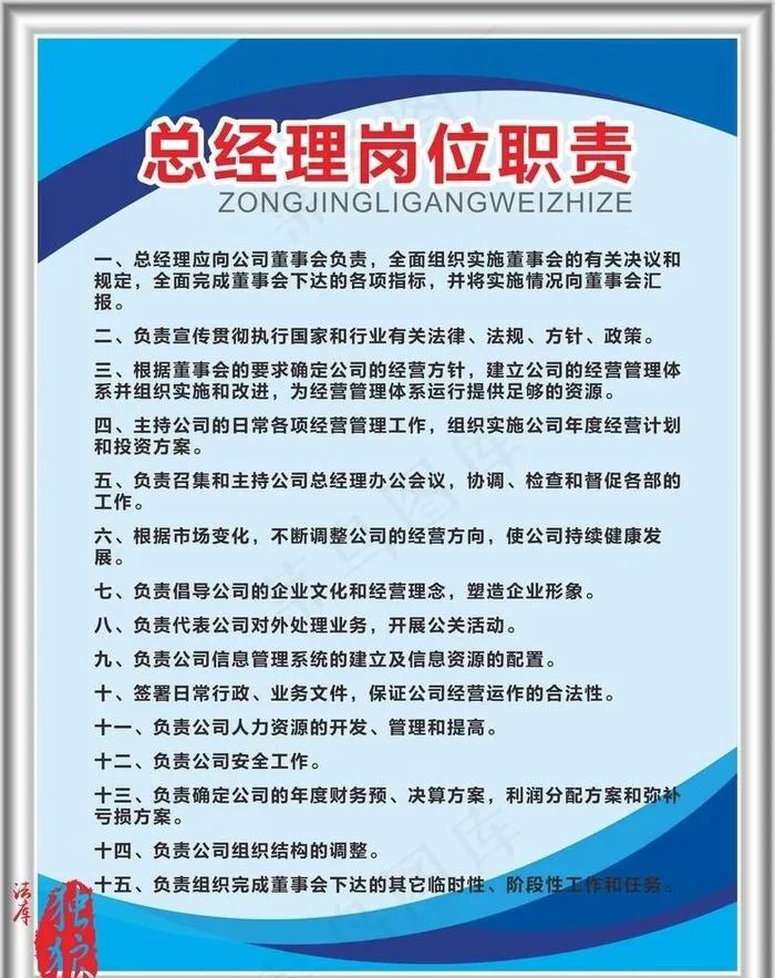 展板 蓝色制度板图片cdr矢量模版下载