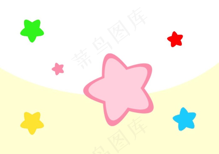 卡通五角星图片