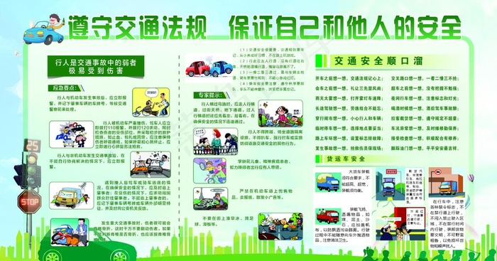 交通安全知道路运输安全宣传知识图片