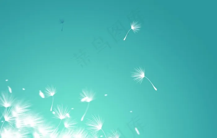 唯美蒲公英PSD背景图片(3543X2362(DPI:300))psd模版下载