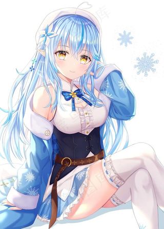 彩色动漫人物插画背景图片