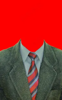 西装证件照模板图片