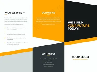 三折页设计图片