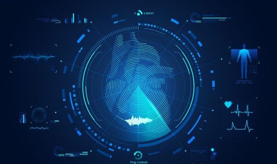 科技心电图图片