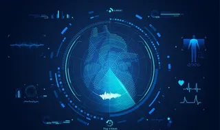 科技心电图图片