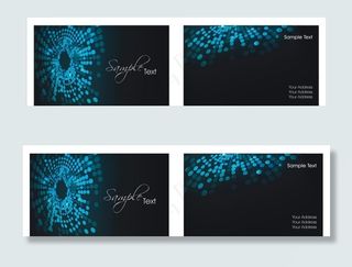 酷炫名片设计图片