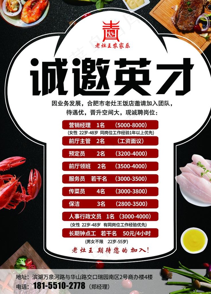 餐饮招聘图片