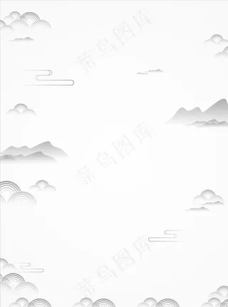 水墨画背景素材图片