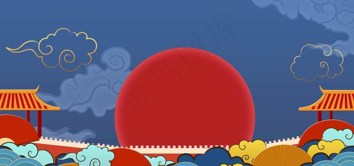 国朝中国风图片