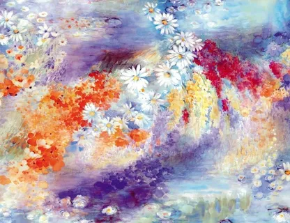 油画花图片 油画花图片