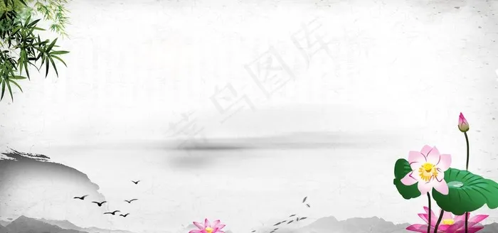 中国风背景图片(7088X3544(DPI:150))psd模版下载