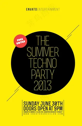 国外潮流促销时尚海报图片