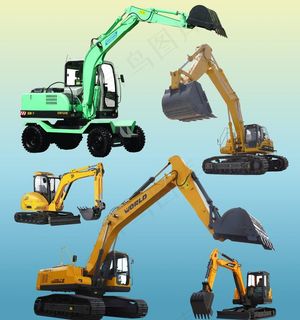 挖掘机图片