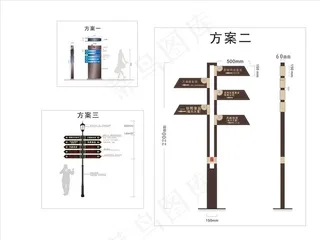 多向指示牌图片