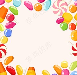 卡通糖果背景图片