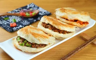 肉夹馍组合图片