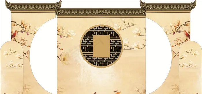 中式婚礼图片(210X297)cdr矢量模版下载