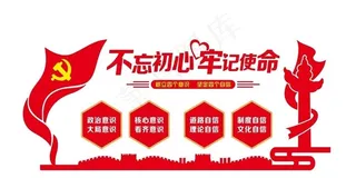 不忘初心 牢记使命图片