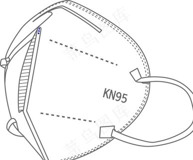 口罩矢量图片