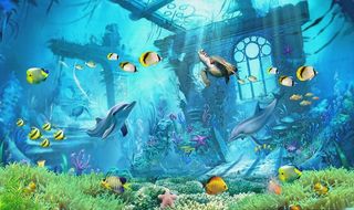 儿童背景墙图片