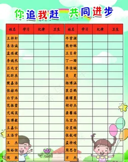 进步榜样海报图片