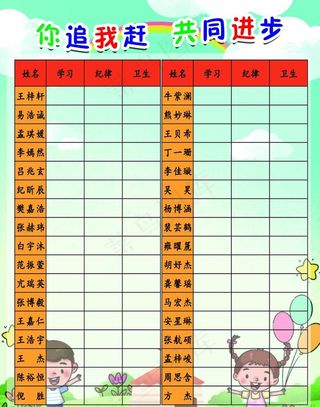 进步榜样海报图片