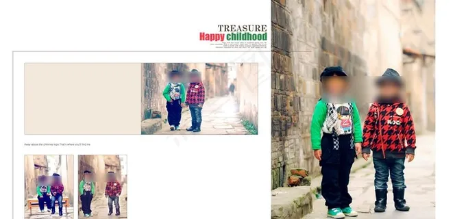 儿童宝宝幼儿相册PSD模板图片