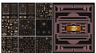 Art Deco花纹大全图片