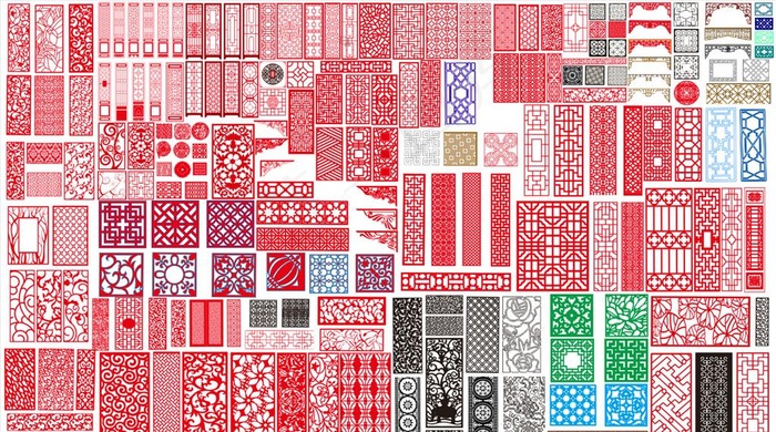 镂空雕刻  仿古边框装饰图片