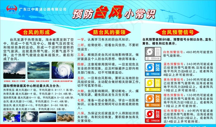 台风预防宣传栏图片